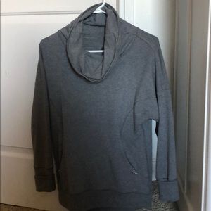 Lululemon cowl neck sweater with pockets